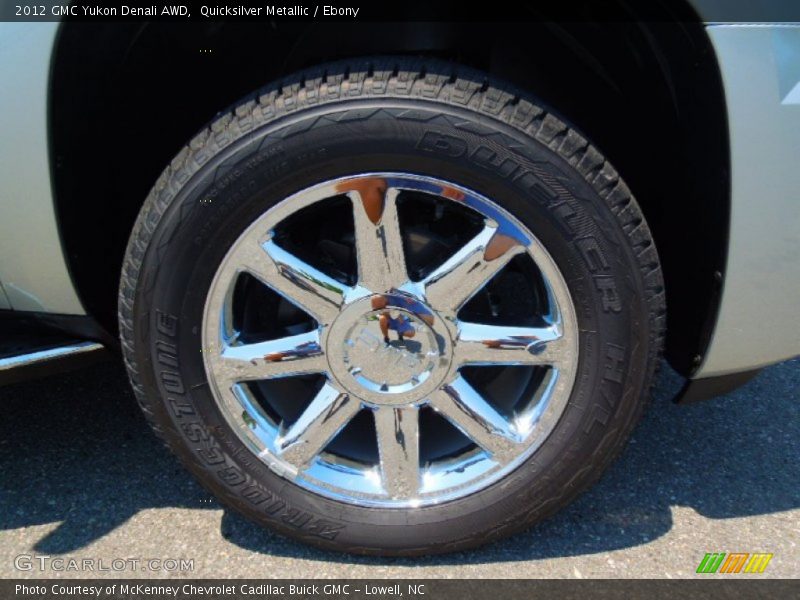 Quicksilver Metallic / Ebony 2012 GMC Yukon Denali AWD
