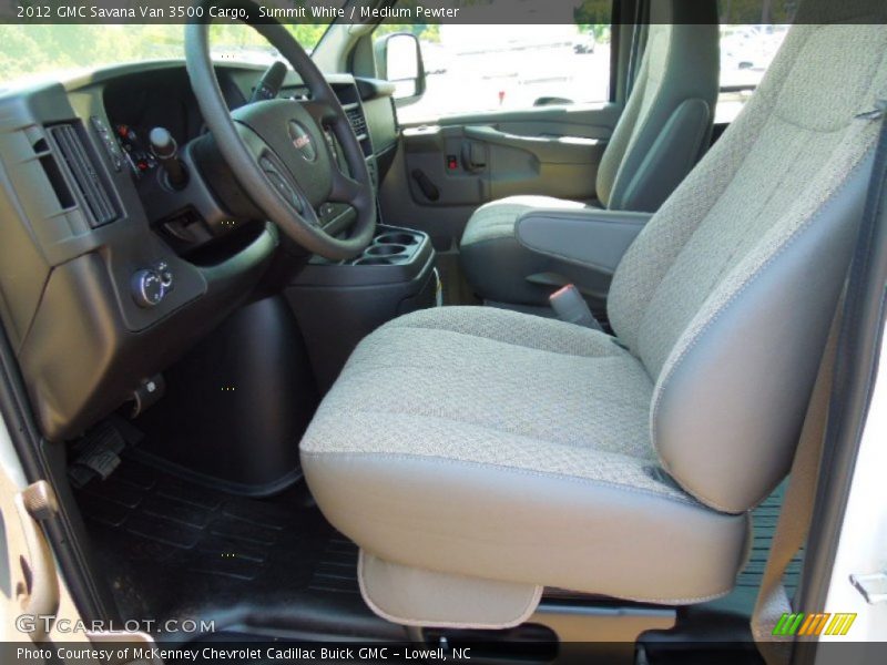 Summit White / Medium Pewter 2012 GMC Savana Van 3500 Cargo