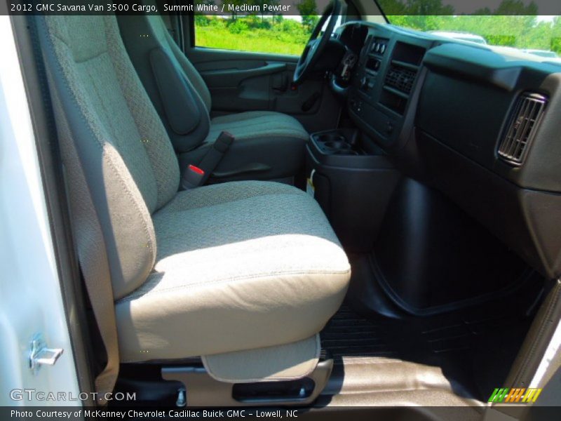 Summit White / Medium Pewter 2012 GMC Savana Van 3500 Cargo