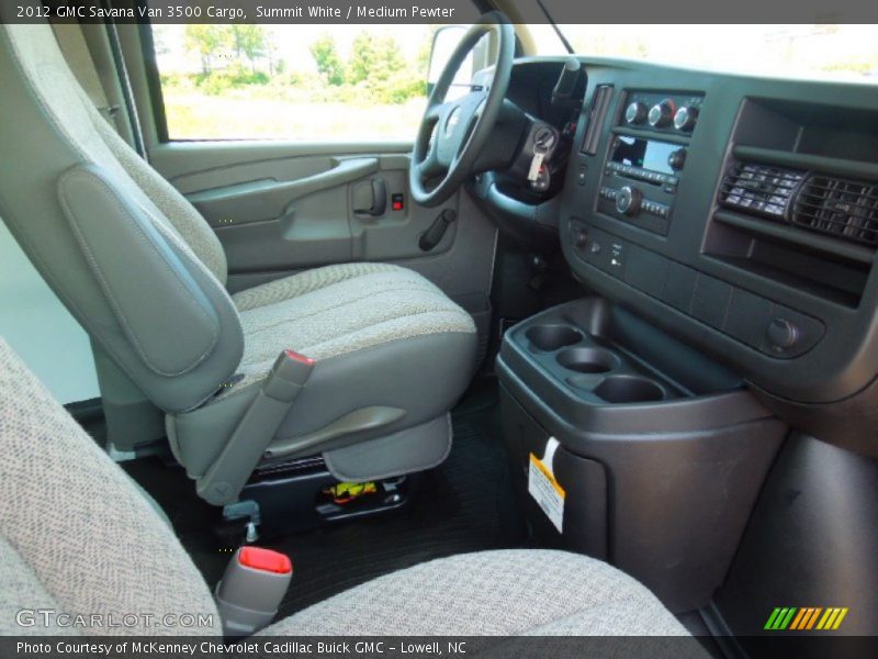 Summit White / Medium Pewter 2012 GMC Savana Van 3500 Cargo