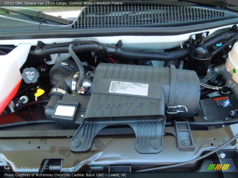 Summit White / Medium Pewter 2012 GMC Savana Van 3500 Cargo