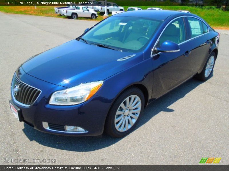 Midnight Blue Metallic / Cashmere 2012 Buick Regal