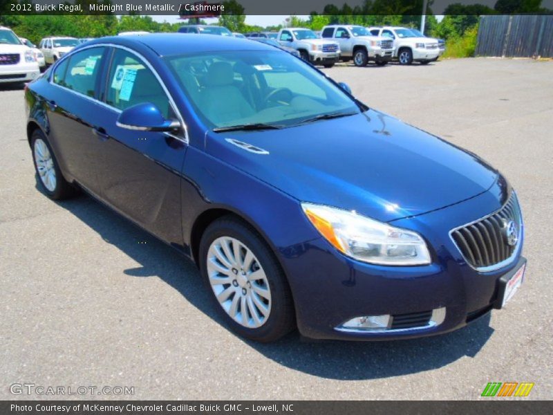 Midnight Blue Metallic / Cashmere 2012 Buick Regal