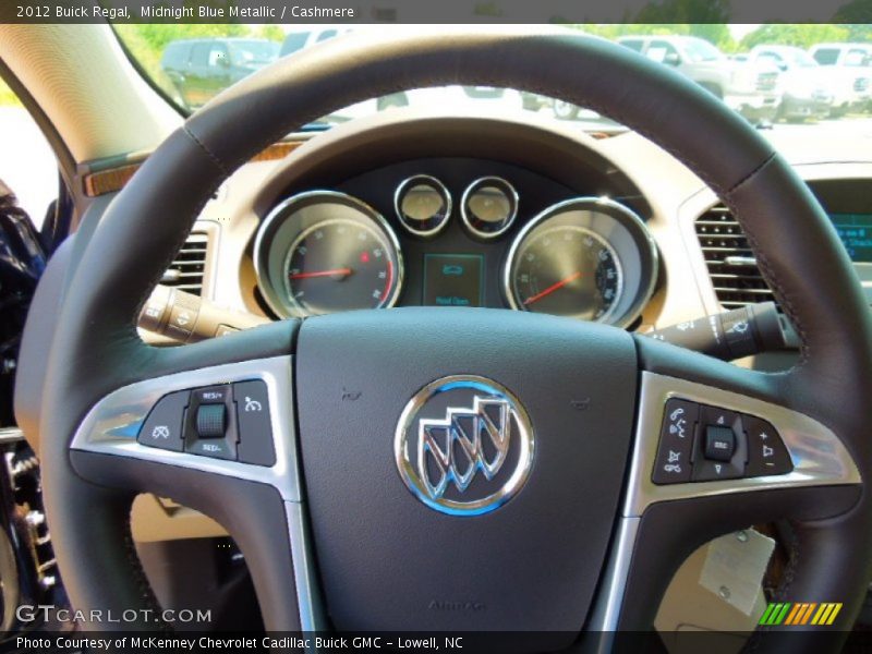 Midnight Blue Metallic / Cashmere 2012 Buick Regal