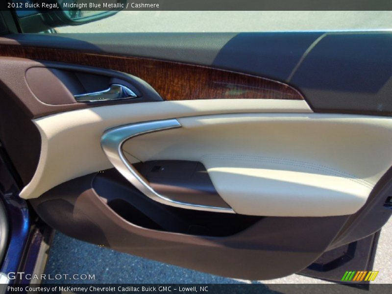 Midnight Blue Metallic / Cashmere 2012 Buick Regal