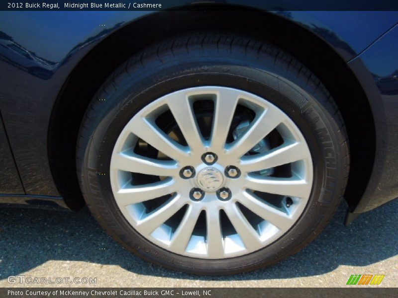 Midnight Blue Metallic / Cashmere 2012 Buick Regal