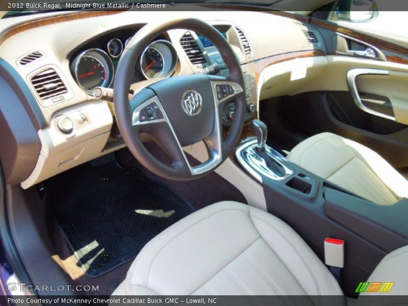 Midnight Blue Metallic / Cashmere 2012 Buick Regal