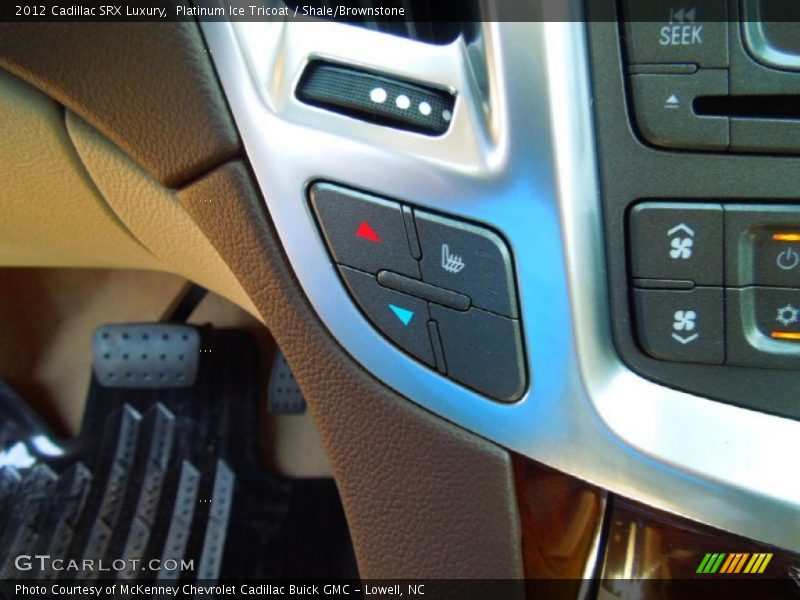 Platinum Ice Tricoat / Shale/Brownstone 2012 Cadillac SRX Luxury