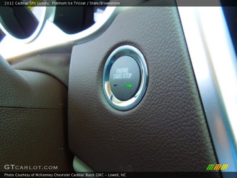 Platinum Ice Tricoat / Shale/Brownstone 2012 Cadillac SRX Luxury