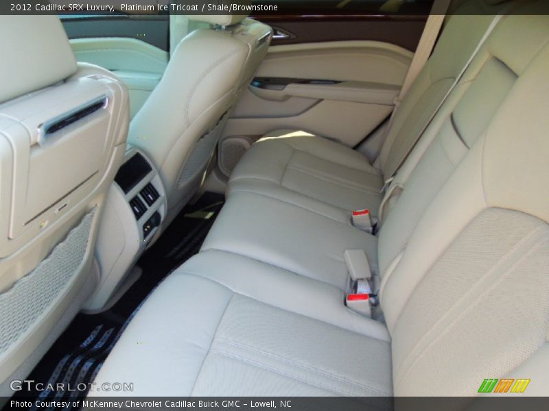 Platinum Ice Tricoat / Shale/Brownstone 2012 Cadillac SRX Luxury