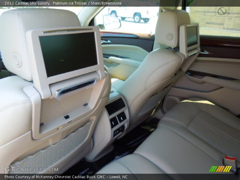 Platinum Ice Tricoat / Shale/Brownstone 2012 Cadillac SRX Luxury