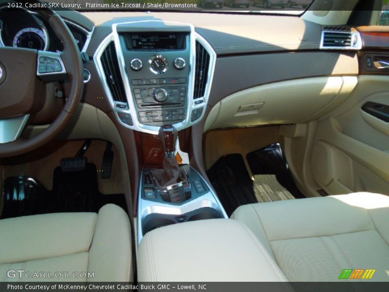 Platinum Ice Tricoat / Shale/Brownstone 2012 Cadillac SRX Luxury