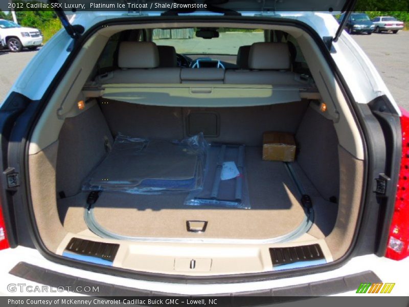 Platinum Ice Tricoat / Shale/Brownstone 2012 Cadillac SRX Luxury