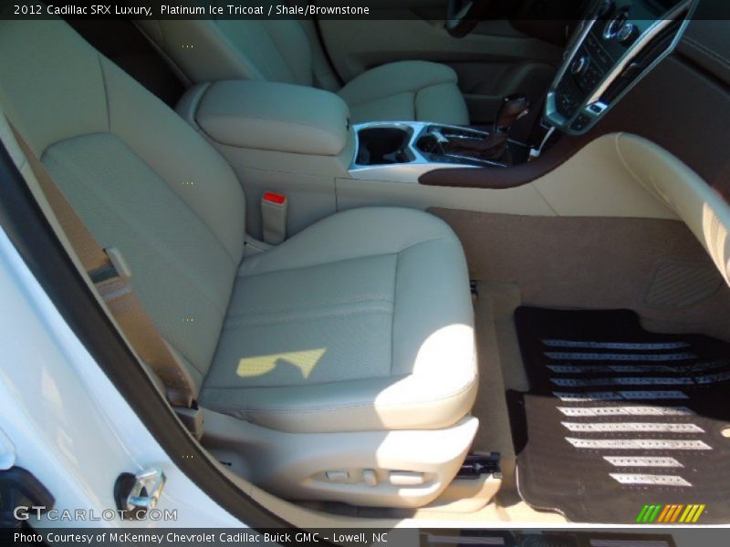 Platinum Ice Tricoat / Shale/Brownstone 2012 Cadillac SRX Luxury