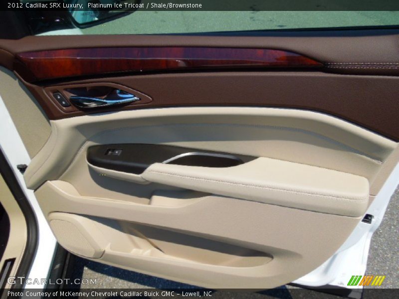 Platinum Ice Tricoat / Shale/Brownstone 2012 Cadillac SRX Luxury