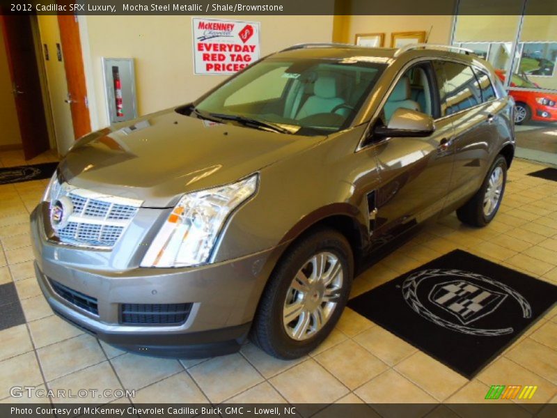 Mocha Steel Metallic / Shale/Brownstone 2012 Cadillac SRX Luxury