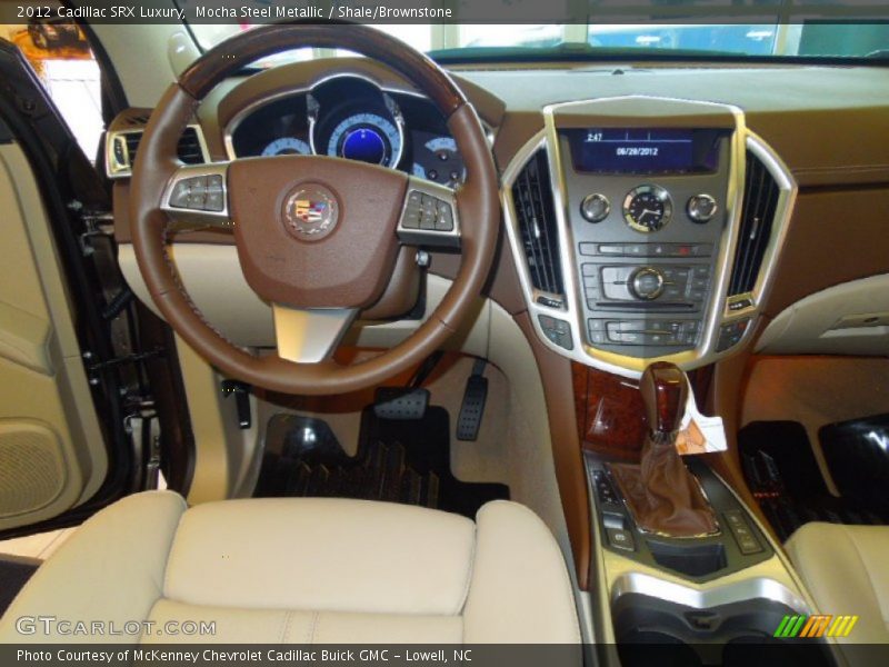 Mocha Steel Metallic / Shale/Brownstone 2012 Cadillac SRX Luxury