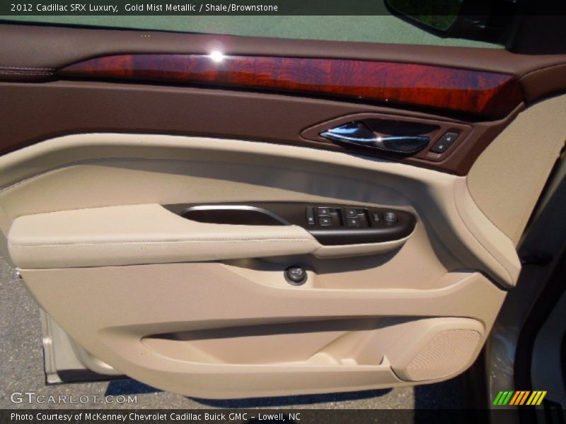 Gold Mist Metallic / Shale/Brownstone 2012 Cadillac SRX Luxury