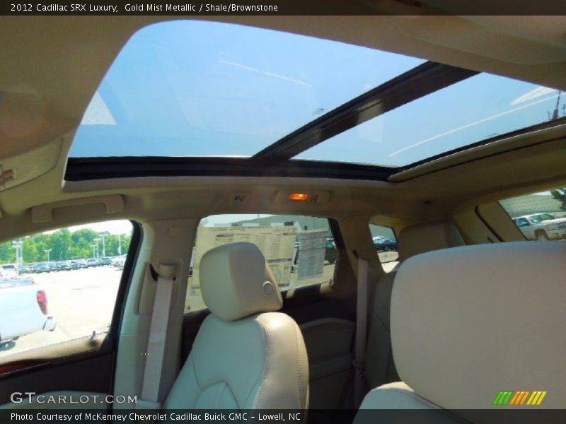 Gold Mist Metallic / Shale/Brownstone 2012 Cadillac SRX Luxury