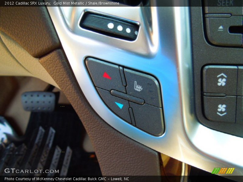 Gold Mist Metallic / Shale/Brownstone 2012 Cadillac SRX Luxury