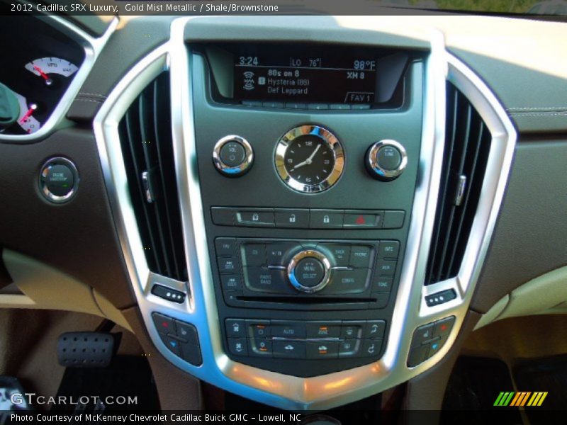 Gold Mist Metallic / Shale/Brownstone 2012 Cadillac SRX Luxury