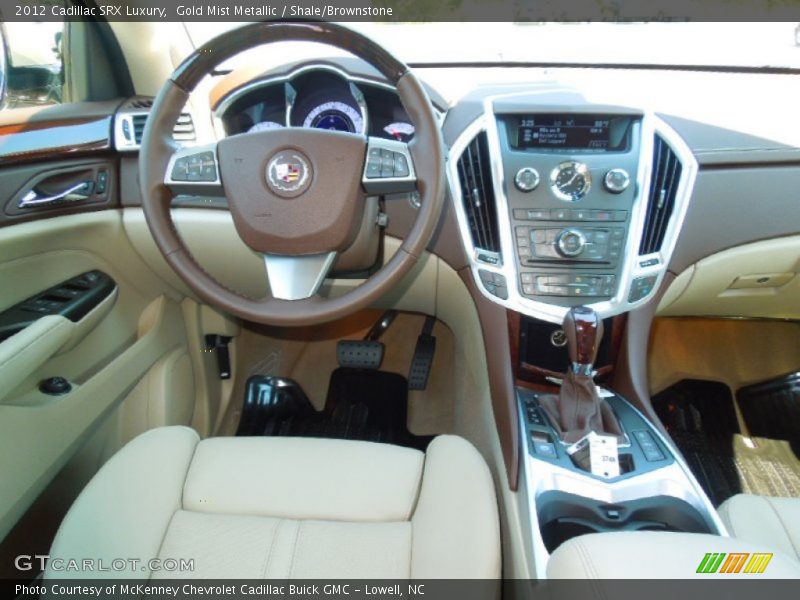 Gold Mist Metallic / Shale/Brownstone 2012 Cadillac SRX Luxury