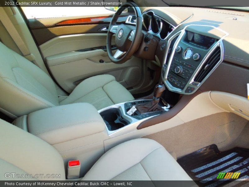 Gold Mist Metallic / Shale/Brownstone 2012 Cadillac SRX Luxury