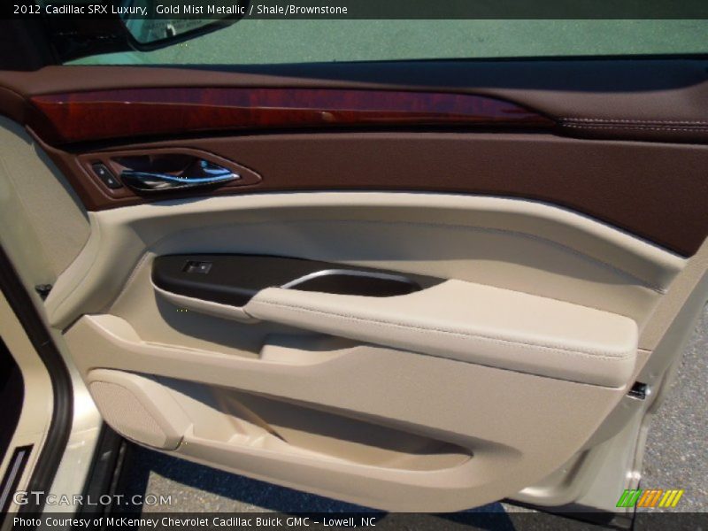 Gold Mist Metallic / Shale/Brownstone 2012 Cadillac SRX Luxury