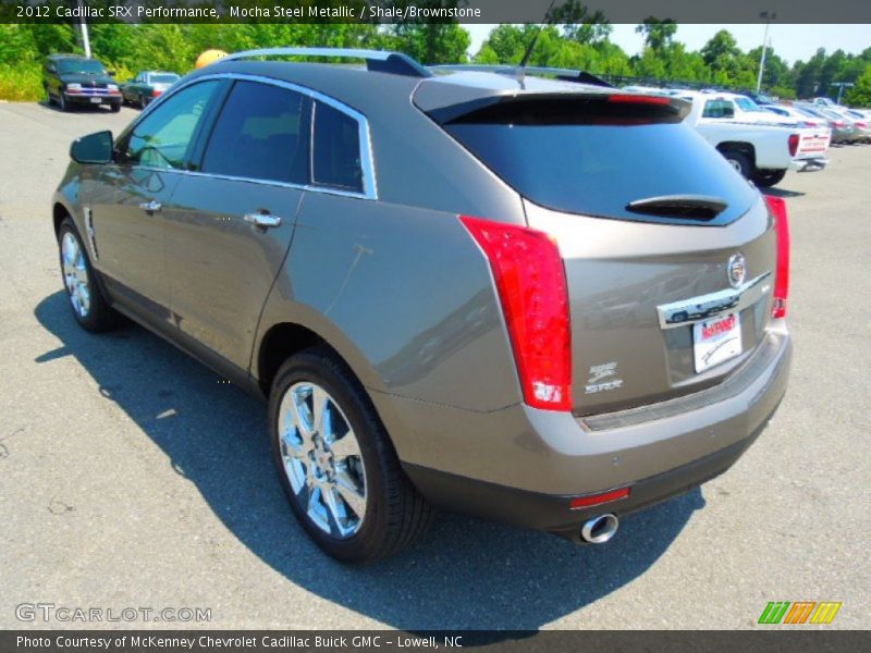 Mocha Steel Metallic / Shale/Brownstone 2012 Cadillac SRX Performance