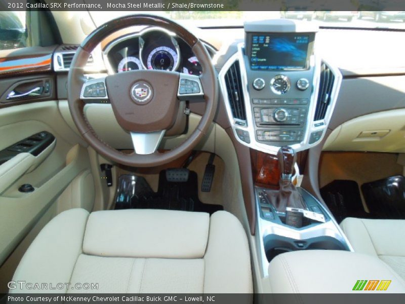 Mocha Steel Metallic / Shale/Brownstone 2012 Cadillac SRX Performance