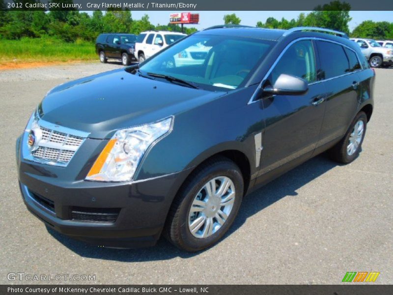 Gray Flannel Metallic / Titanium/Ebony 2012 Cadillac SRX Luxury