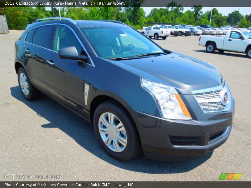 Gray Flannel Metallic / Titanium/Ebony 2012 Cadillac SRX Luxury