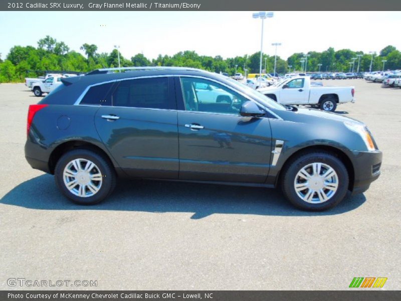 Gray Flannel Metallic / Titanium/Ebony 2012 Cadillac SRX Luxury