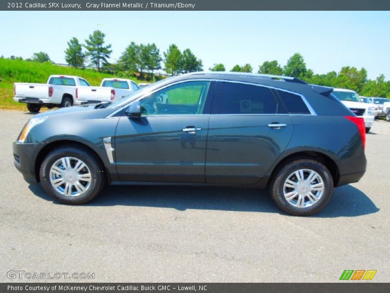 Gray Flannel Metallic / Titanium/Ebony 2012 Cadillac SRX Luxury