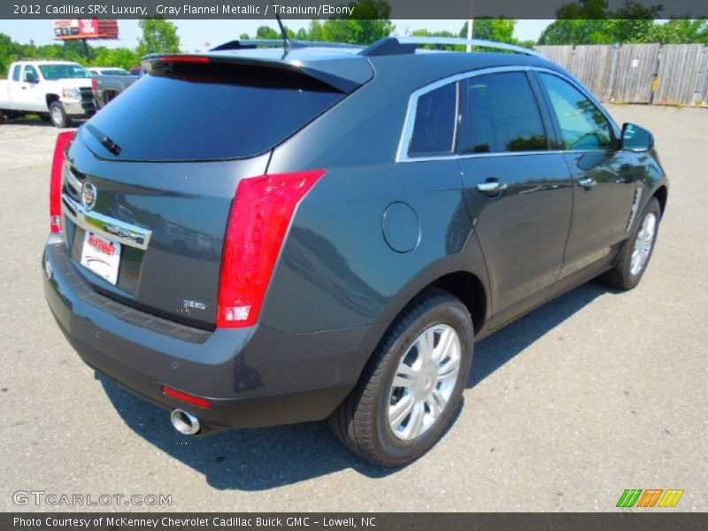 Gray Flannel Metallic / Titanium/Ebony 2012 Cadillac SRX Luxury