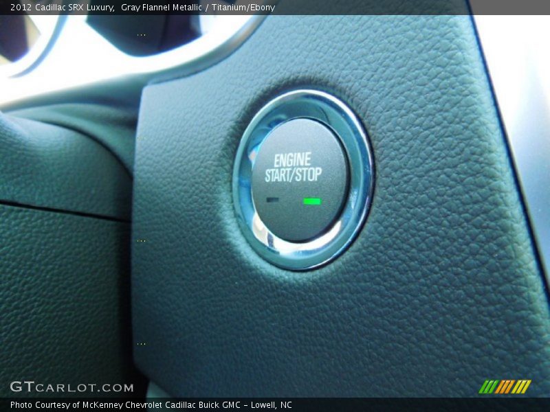 Gray Flannel Metallic / Titanium/Ebony 2012 Cadillac SRX Luxury