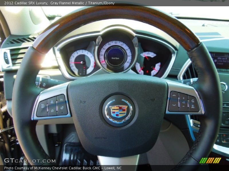 Gray Flannel Metallic / Titanium/Ebony 2012 Cadillac SRX Luxury