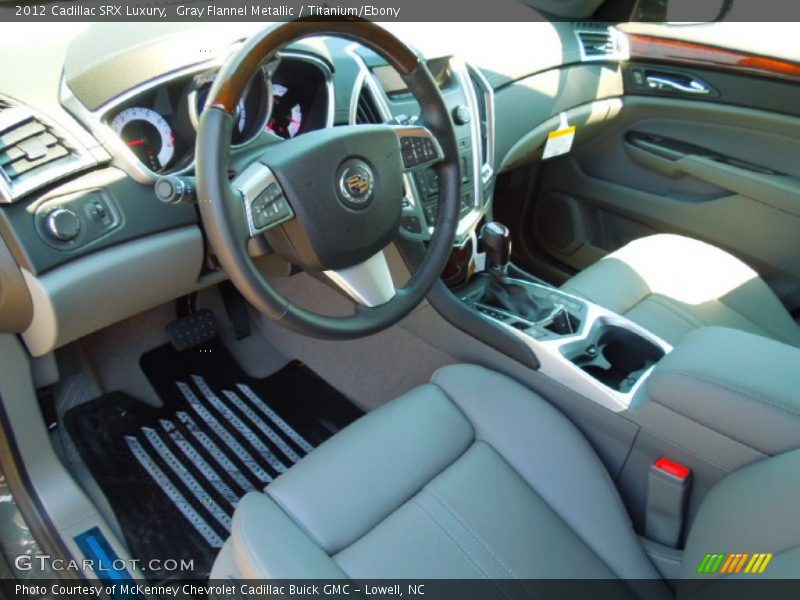Gray Flannel Metallic / Titanium/Ebony 2012 Cadillac SRX Luxury