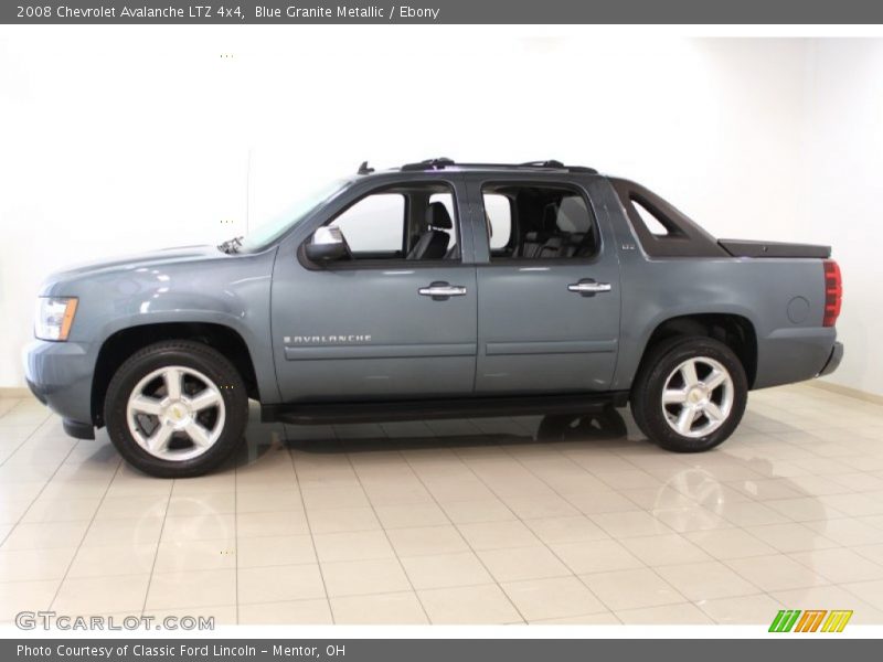 Blue Granite Metallic / Ebony 2008 Chevrolet Avalanche LTZ 4x4