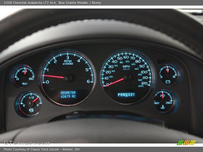 Blue Granite Metallic / Ebony 2008 Chevrolet Avalanche LTZ 4x4