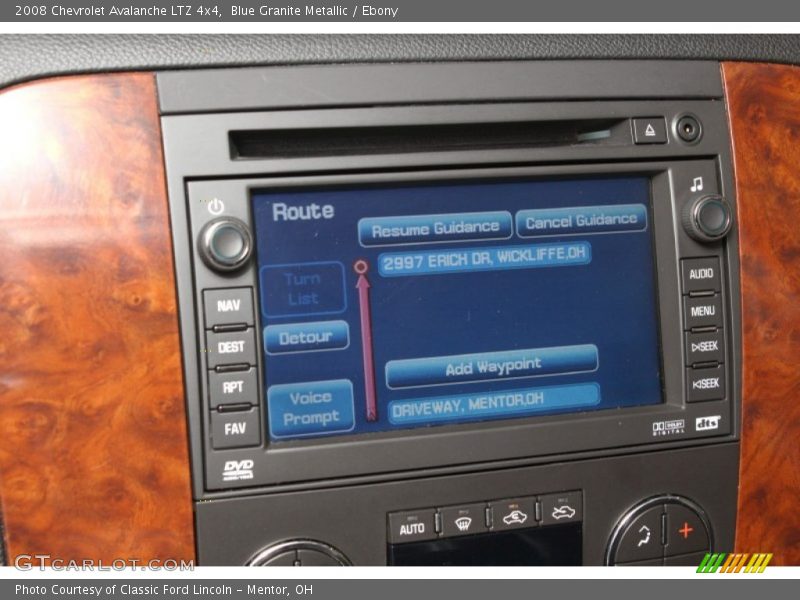 Blue Granite Metallic / Ebony 2008 Chevrolet Avalanche LTZ 4x4