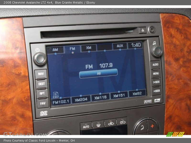 Blue Granite Metallic / Ebony 2008 Chevrolet Avalanche LTZ 4x4