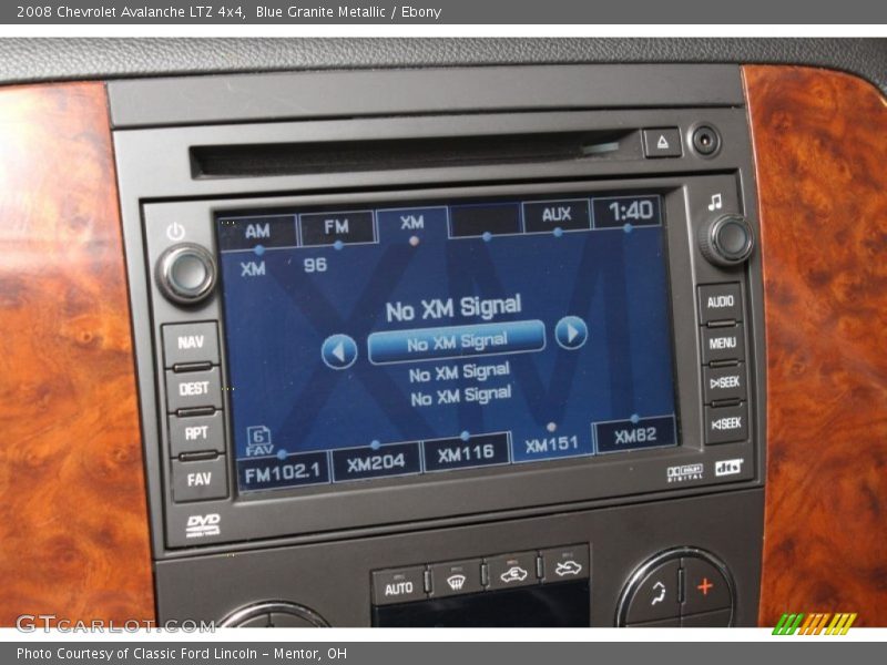 Blue Granite Metallic / Ebony 2008 Chevrolet Avalanche LTZ 4x4