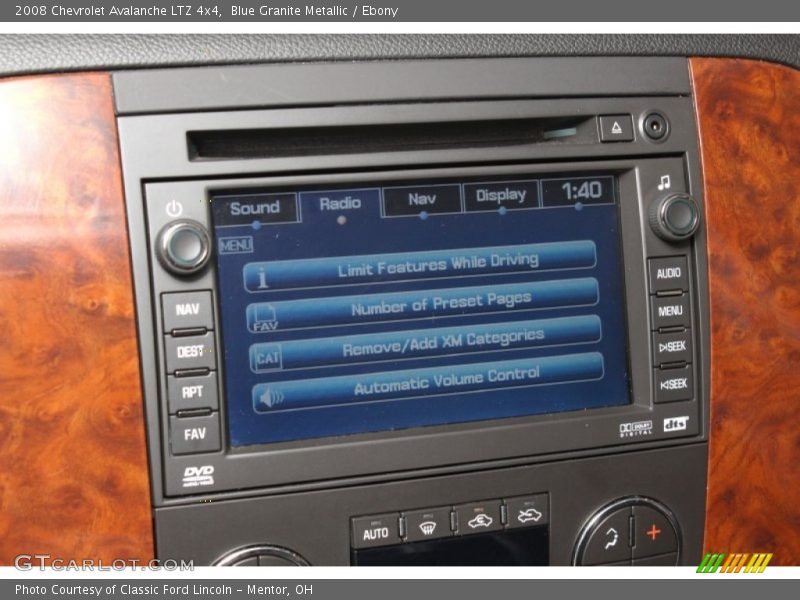 Blue Granite Metallic / Ebony 2008 Chevrolet Avalanche LTZ 4x4