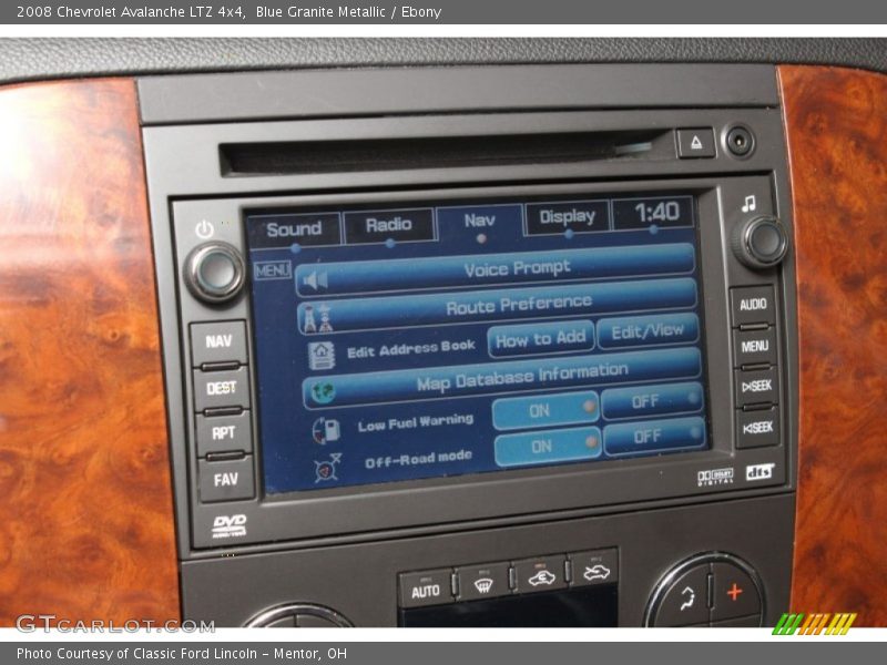 Blue Granite Metallic / Ebony 2008 Chevrolet Avalanche LTZ 4x4