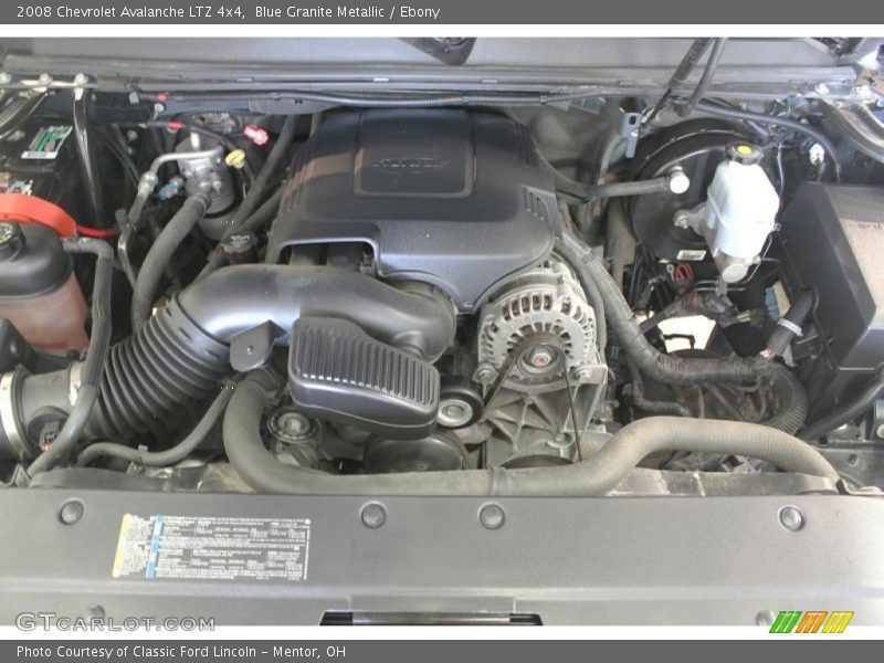 Blue Granite Metallic / Ebony 2008 Chevrolet Avalanche LTZ 4x4