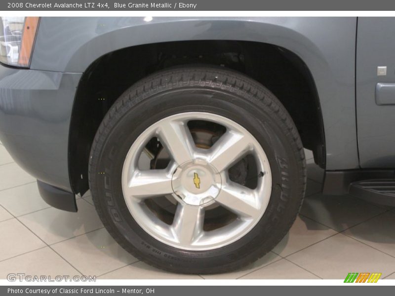 Blue Granite Metallic / Ebony 2008 Chevrolet Avalanche LTZ 4x4