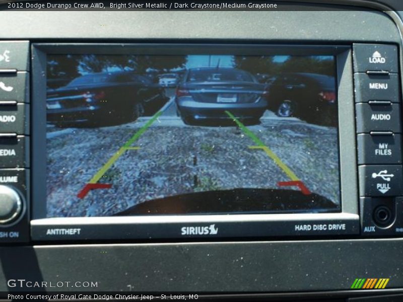 Bright Silver Metallic / Dark Graystone/Medium Graystone 2012 Dodge Durango Crew AWD