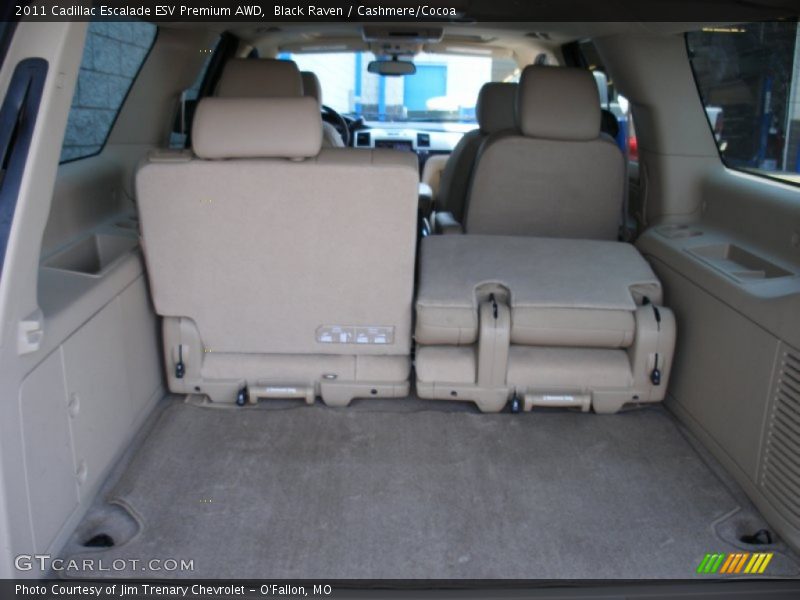 Black Raven / Cashmere/Cocoa 2011 Cadillac Escalade ESV Premium AWD