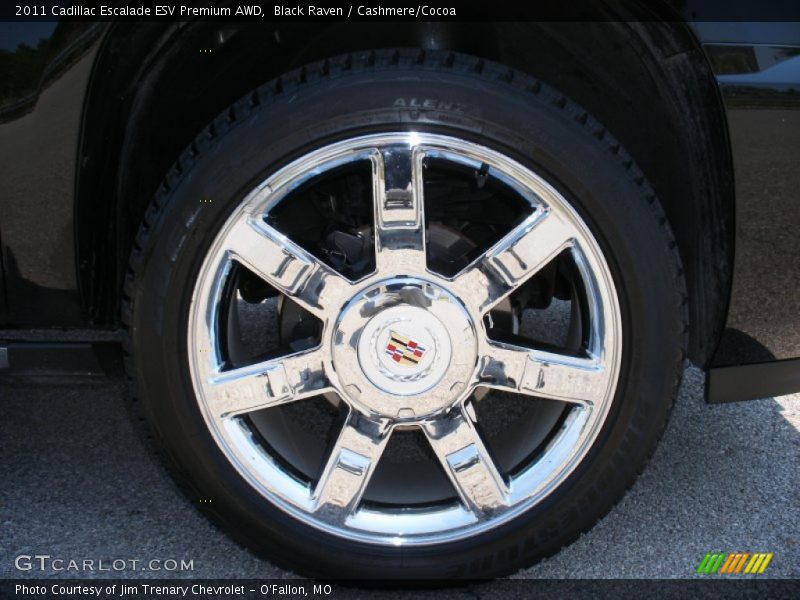 Black Raven / Cashmere/Cocoa 2011 Cadillac Escalade ESV Premium AWD